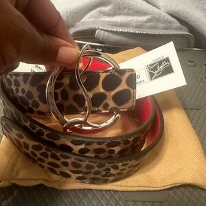 Brand new with box and tags size 80 woman belt